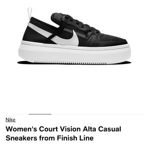 Nike womens court vision Alta casual sneakers